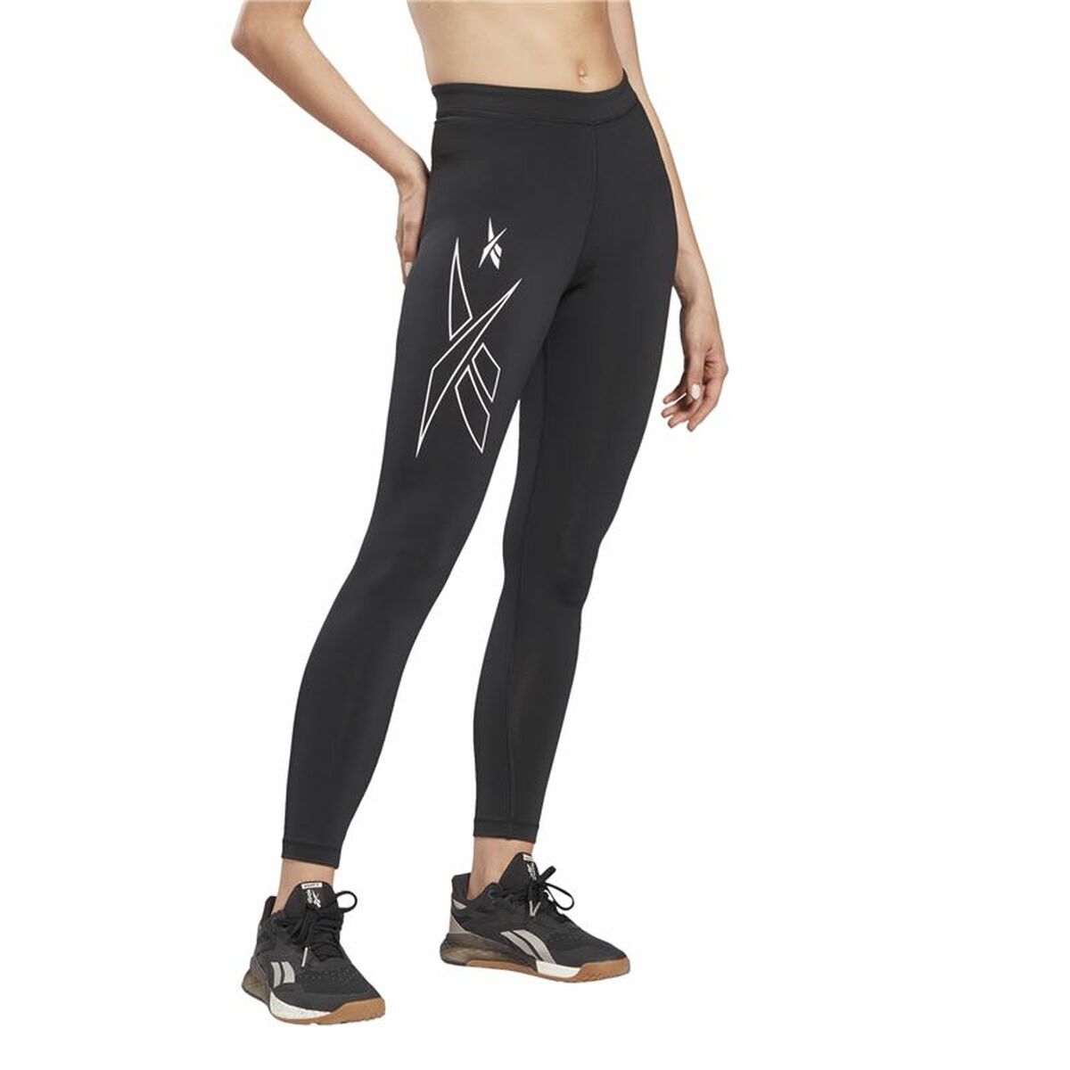 Leggings Sportivo da Donna Reebok MYT Nero