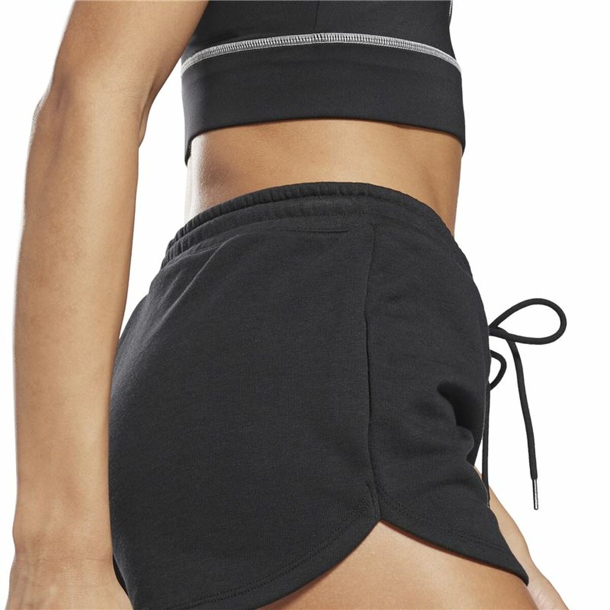 Pantaloncini Sportivi da Donna Reebok Identity Nero