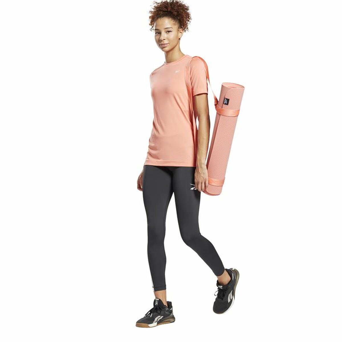 Maglia a Maniche Corte Donna Workout Ready  Reebok Supremium Rosa