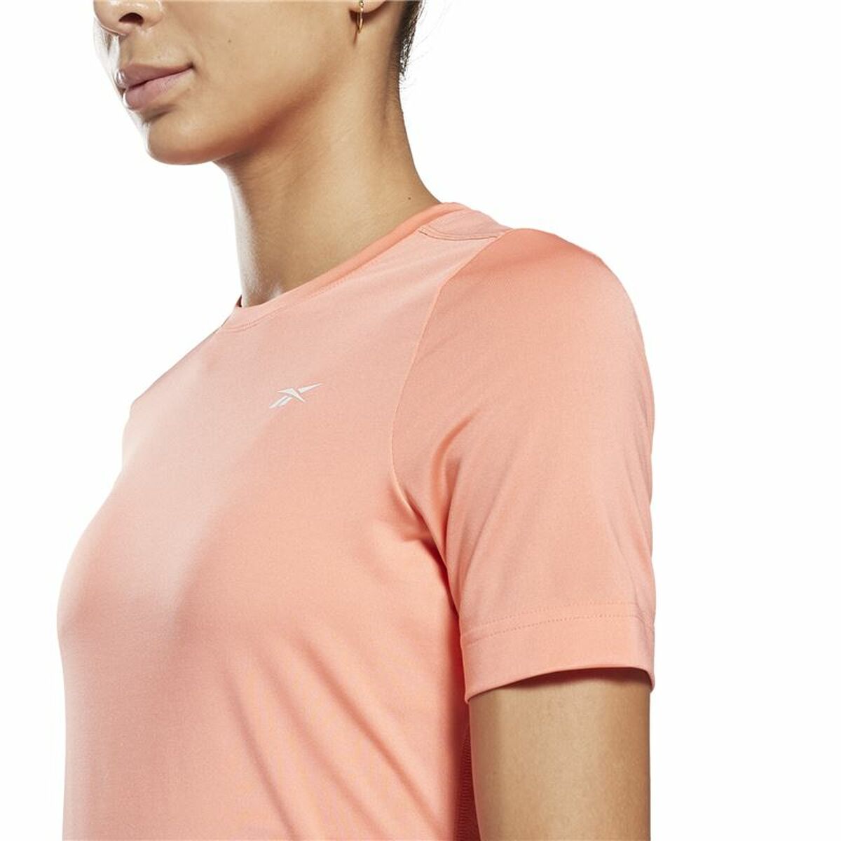 Maglia a Maniche Corte Donna Workout Ready  Reebok Supremium Rosa