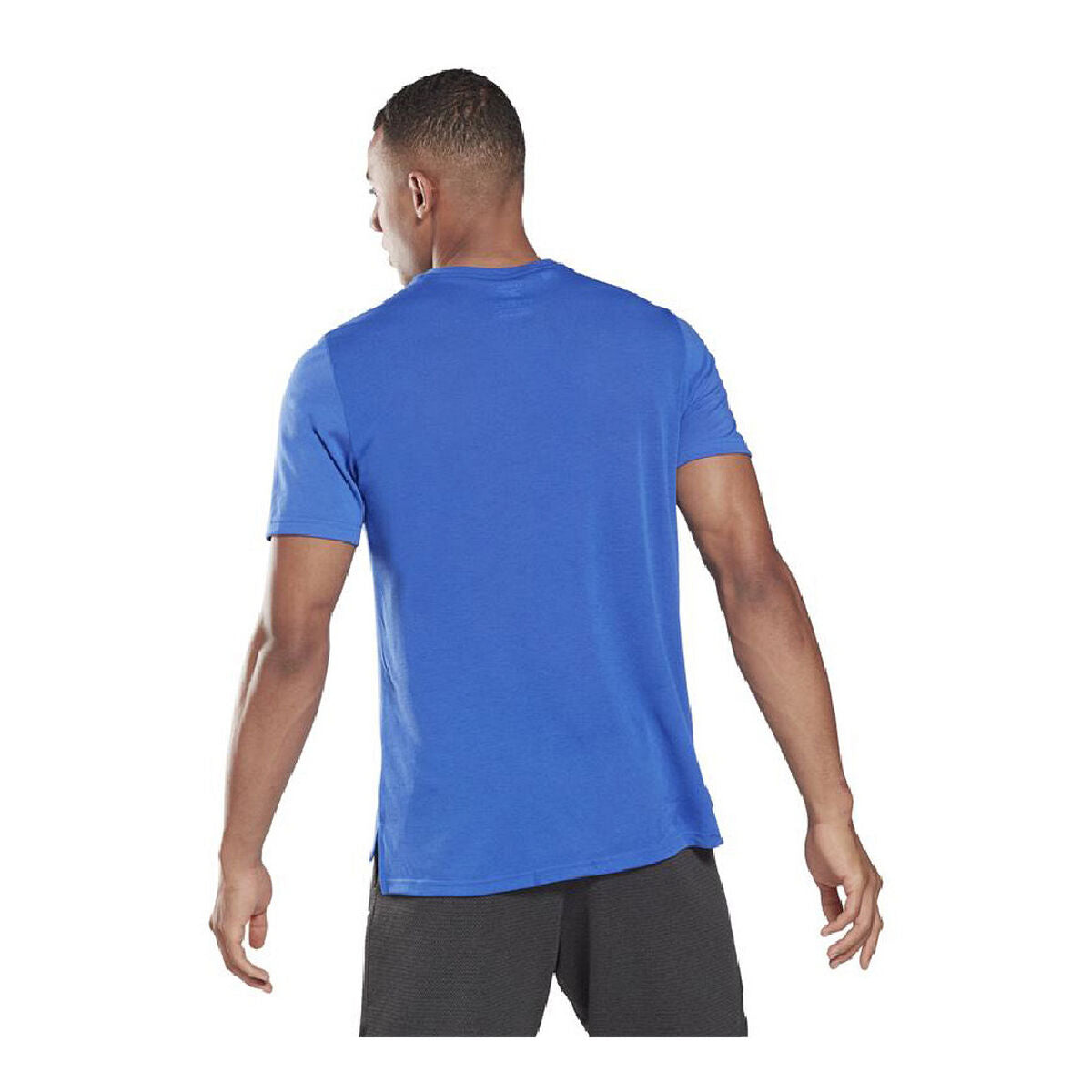 Maglia a Maniche Corte Uomo Reebok Workout Ready Supremium Azzurro