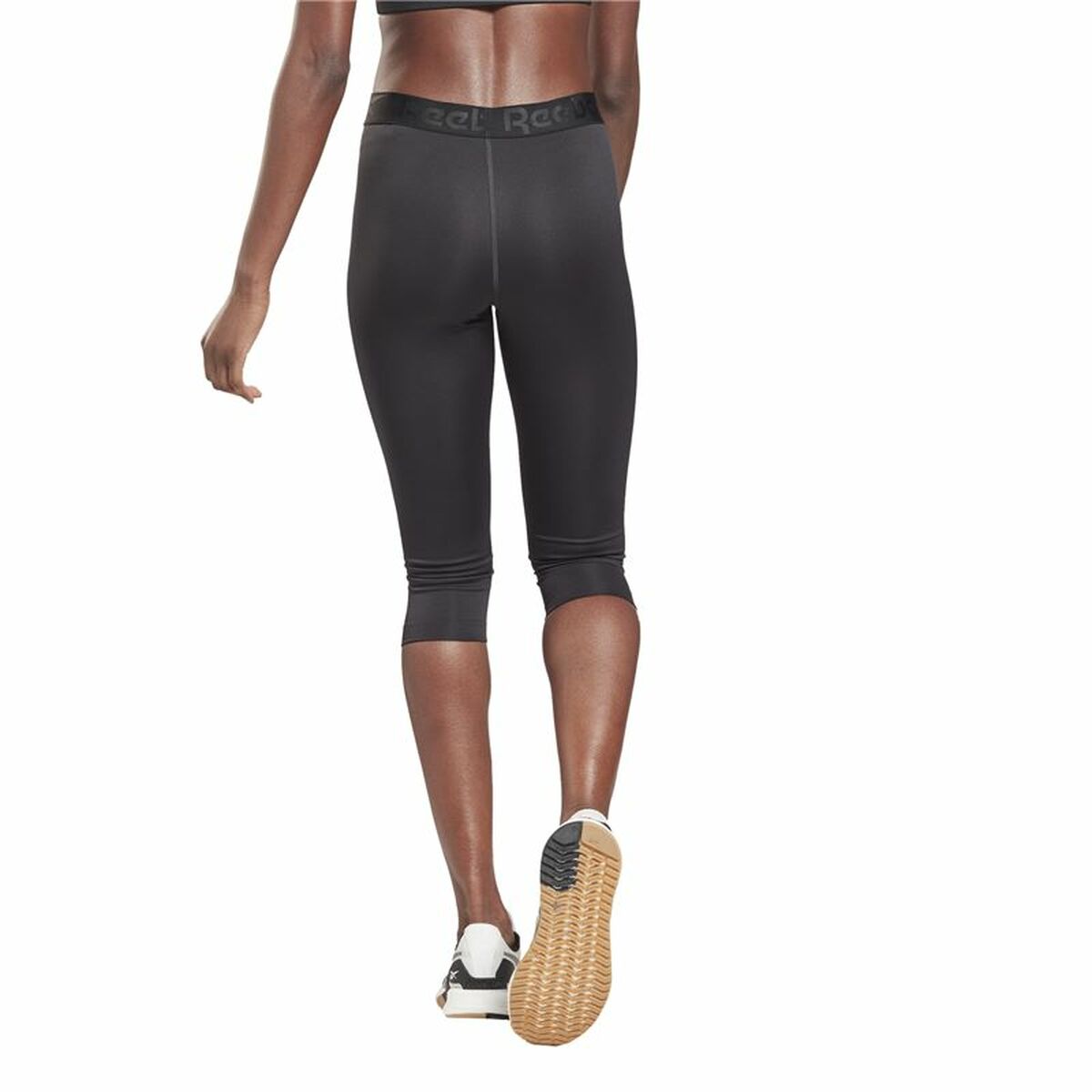 Leggings Sportivo da Donna Reebok Capri Night Nero