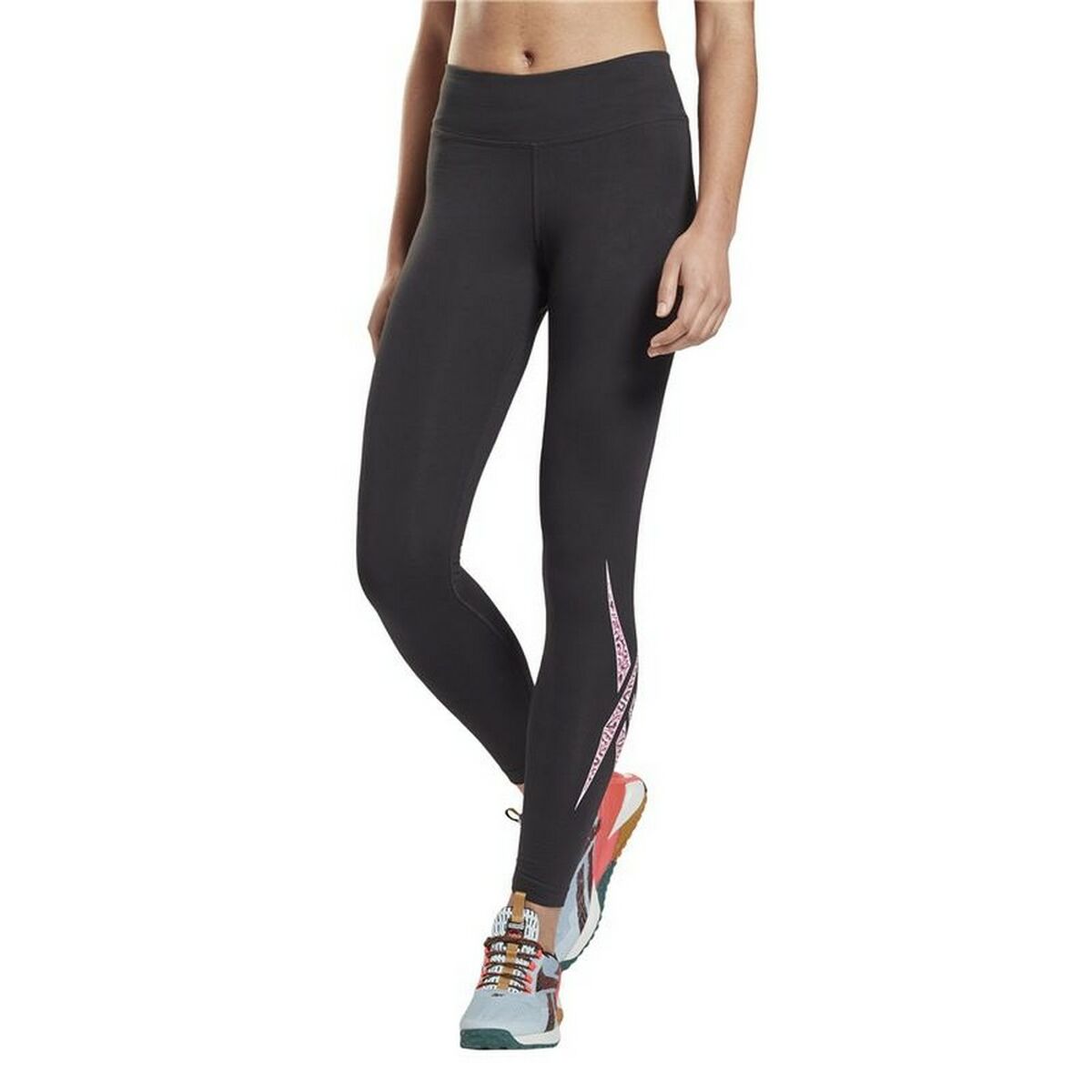 Leggings Sportivo da Donna Reebok Moder Safari Nero