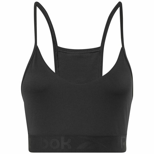 Reggiseno Sportivo Reebok Strappy Nero