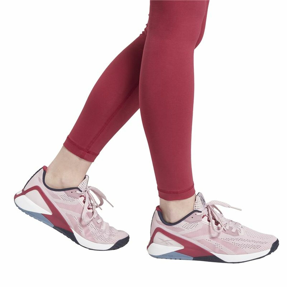 Leggings Sportivo da Donna Reebok Identity Logo Rosso