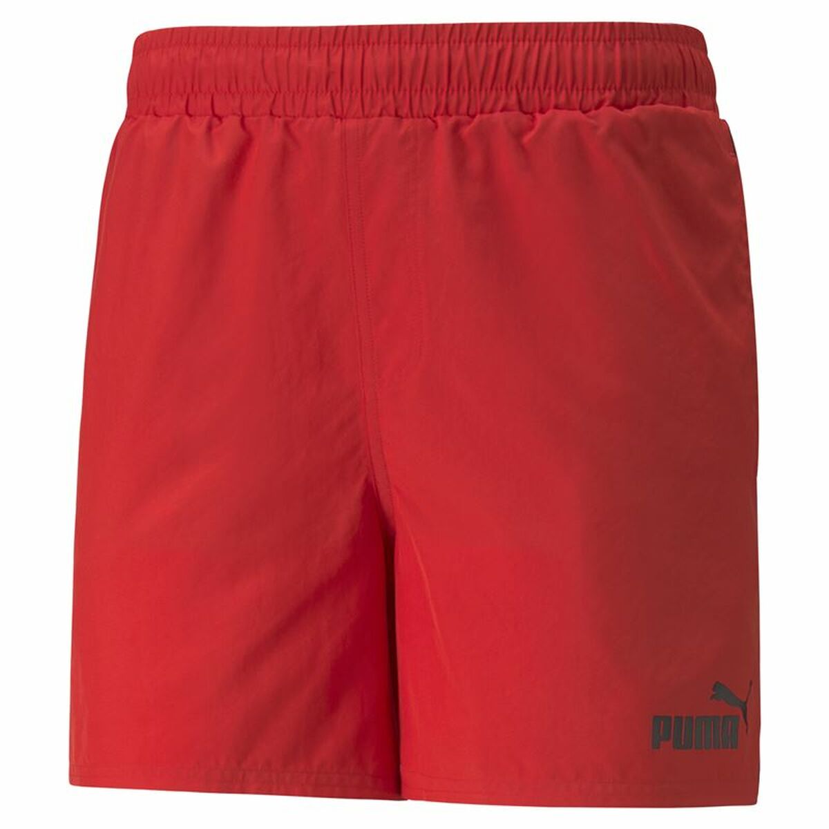 Pantaloni Corti Sportivi da Uomo Puma Ess+ Tape Rosso