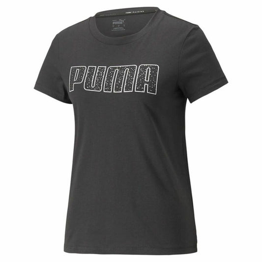 Maglia a Maniche Corte Donna Puma Stardust Crystalline Nero