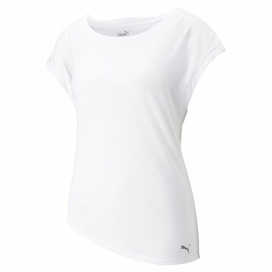 Maglia a Maniche Corte Donna Puma Studio Foundation Bianco