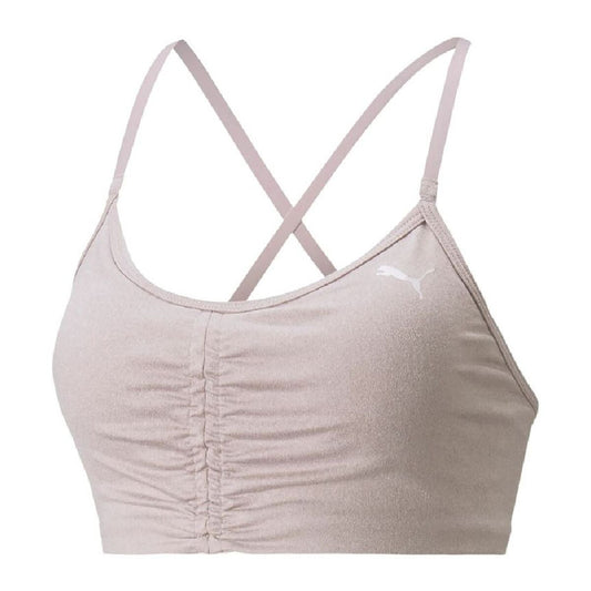 Reggiseno Sportivo Puma Low Impact Studio Foundation Grigio Malva