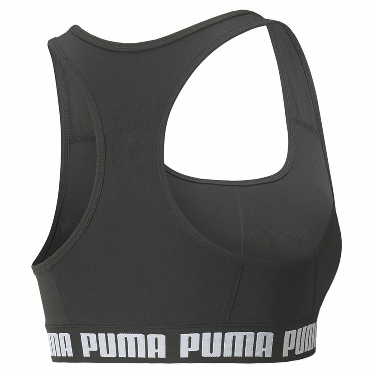 Reggiseno Sportivo Puma Mid Impact Puma Stro Nero