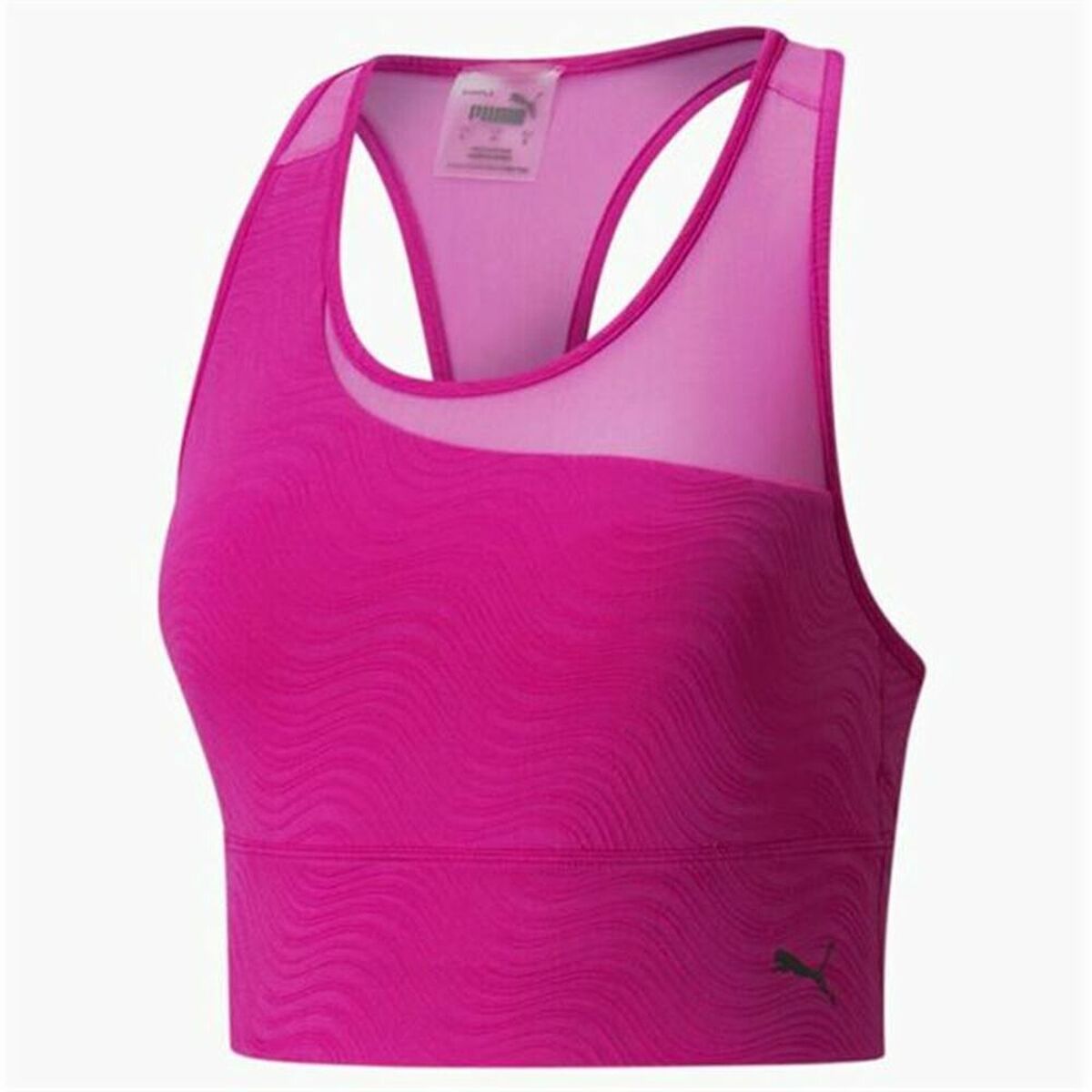 Reggiseno Sportivo Puma Mid Impact Flawless Fucsia