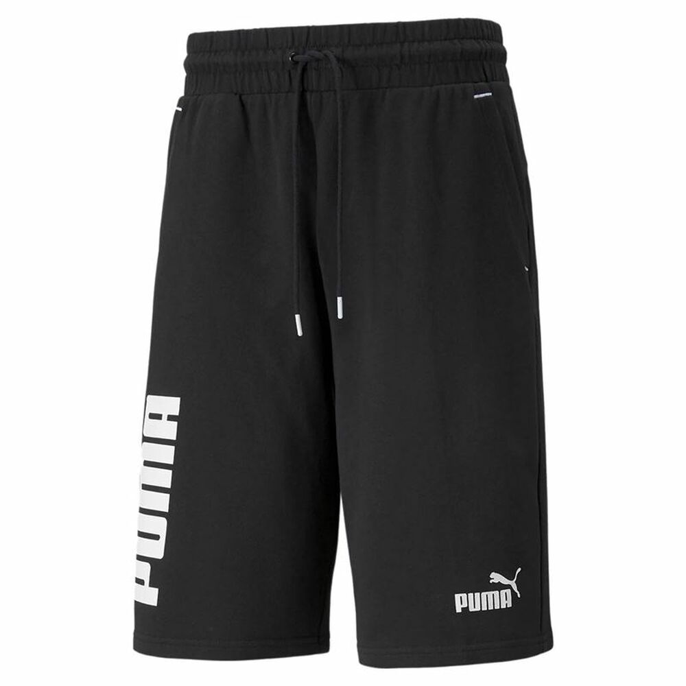 Pantalone per Adulti Puma Power Colorblock 11" Nero Uomo