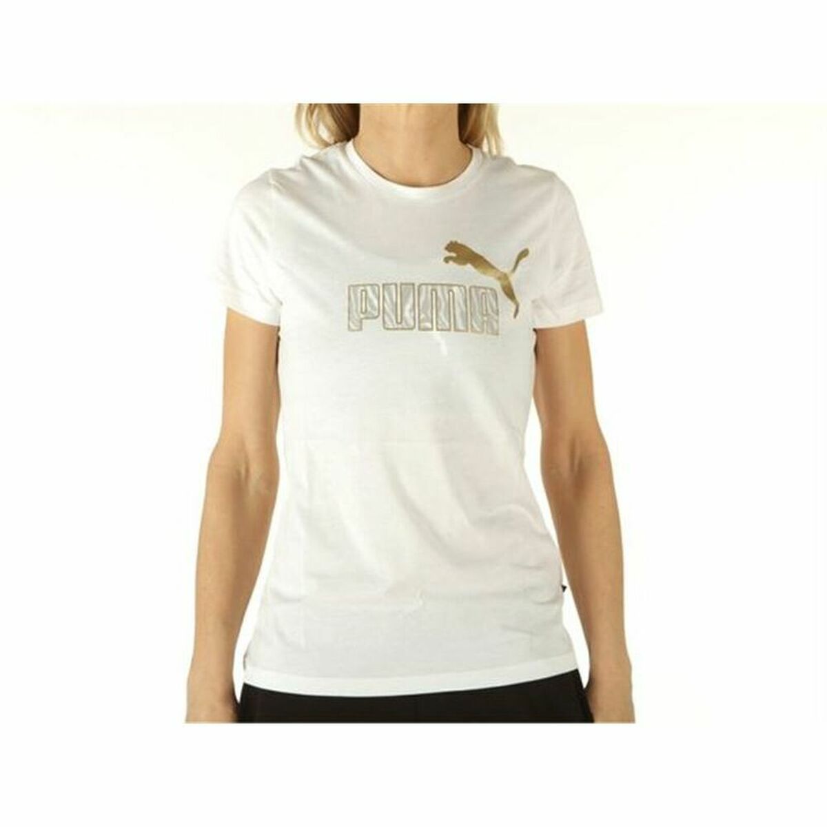 Maglia a Maniche Corte Donna Puma Graphic Tee Bianco