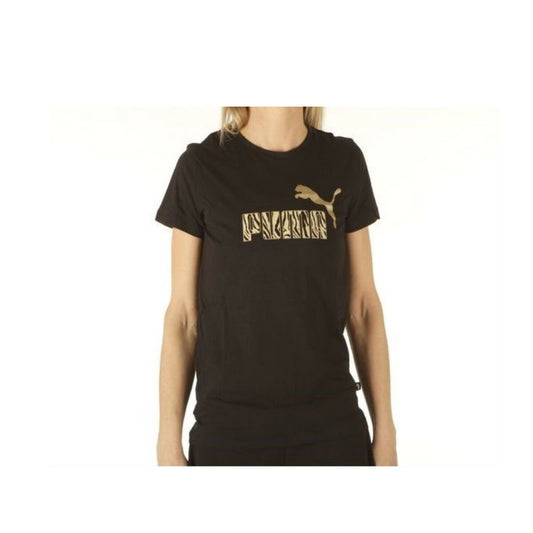 Maglia a Maniche Corte Donna Puma Graphic W Nero