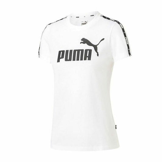 Maglia Sportiva a Maniche Corte Puma Power Tee W Bianco