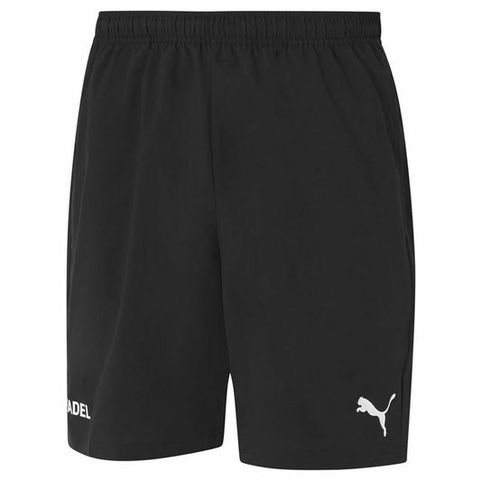 Pantaloni Corti Sportivi da Uomo Puma Team Liga Nero