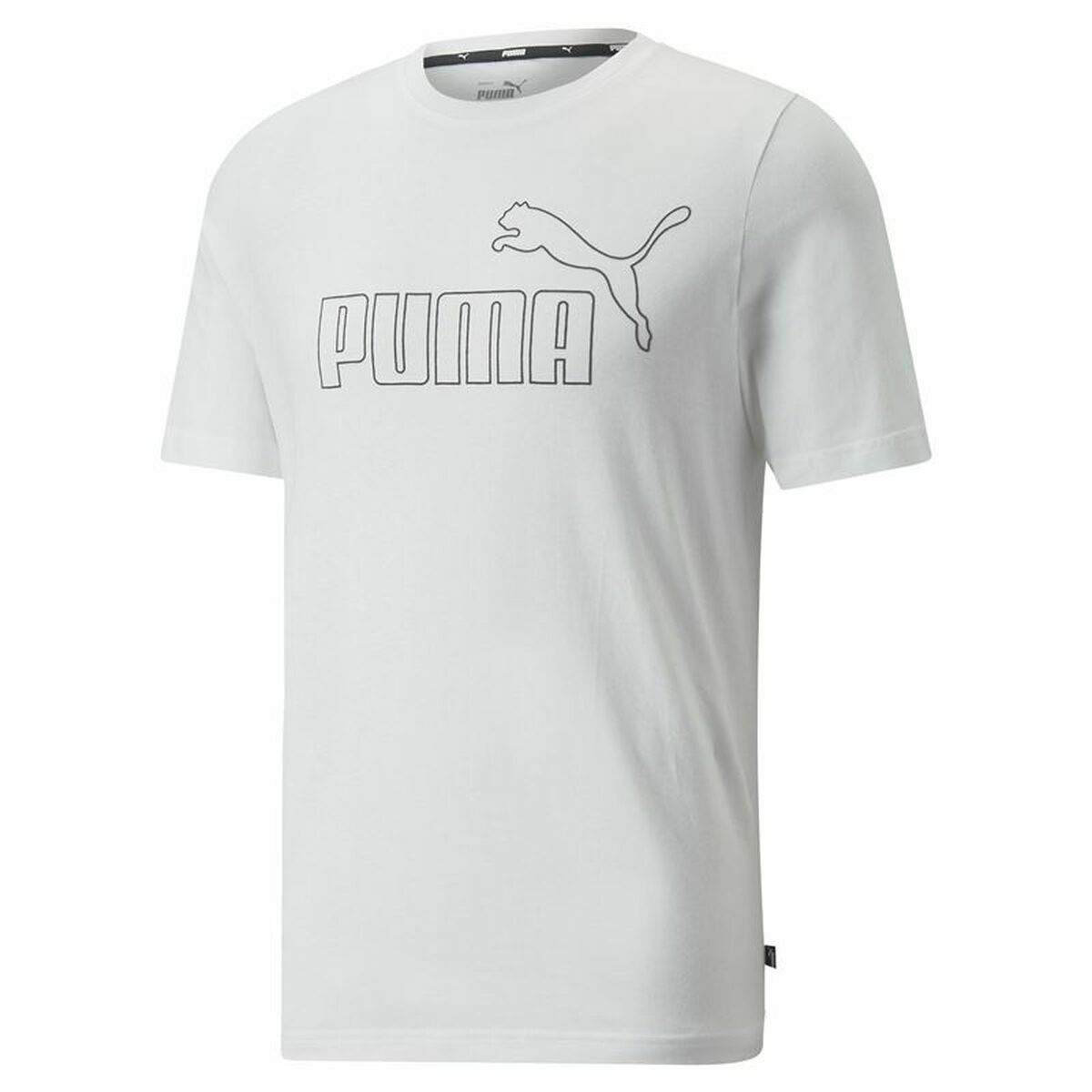 Maglia a Maniche Corte Uomo Puma Essentials Elevated Bianco