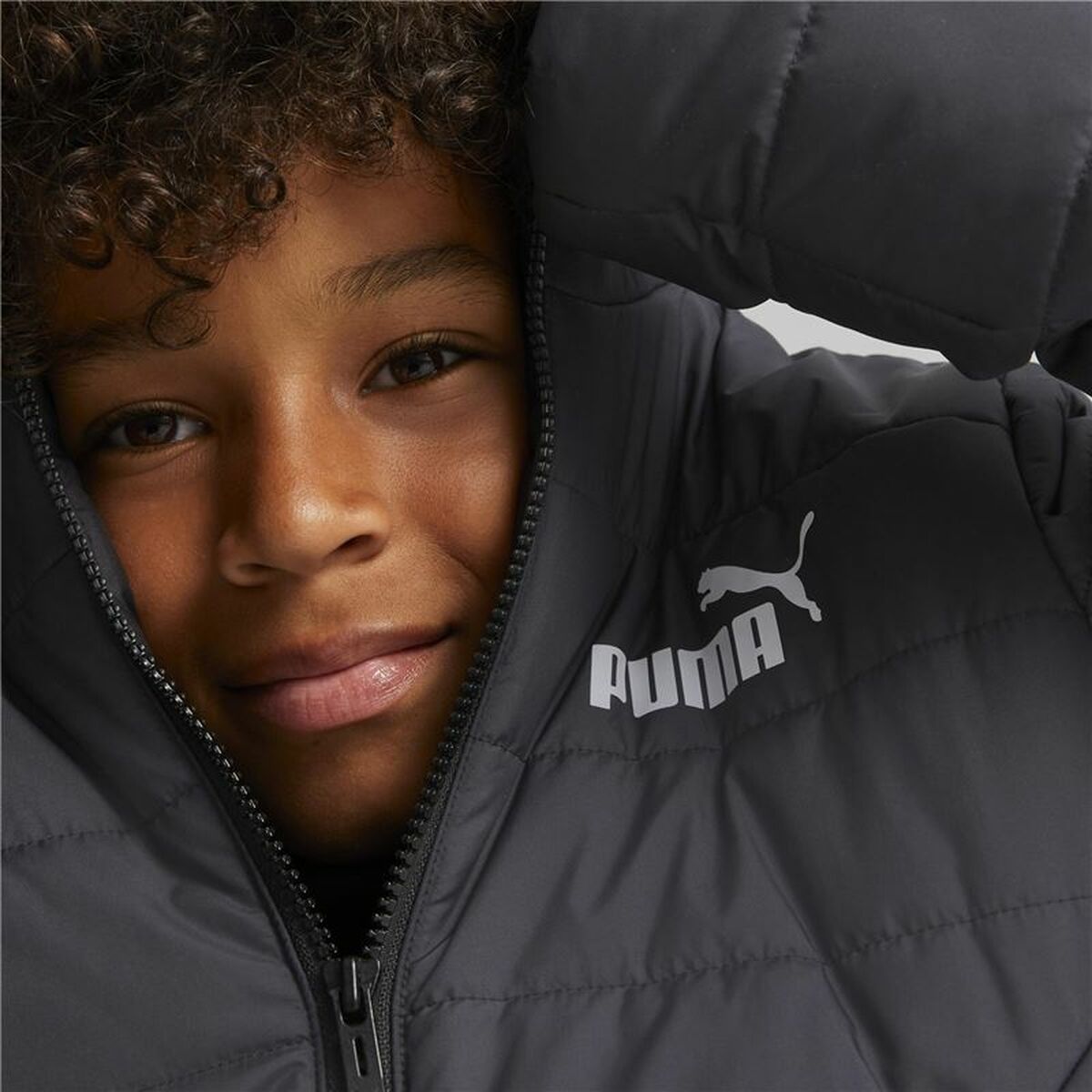 Giacca Sportiva da Bambini Puma Essentials Padded Nero