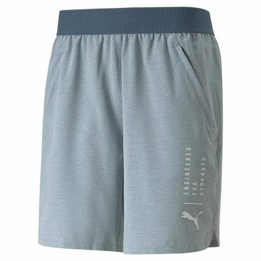 Pantaloni Corti Sportivi da Uomo Puma Train Ultraweave Grigio