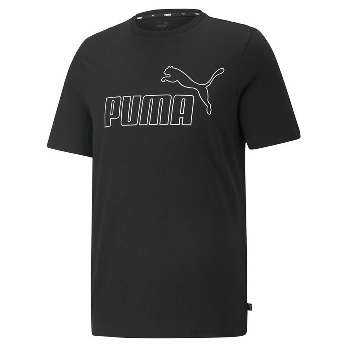 Maglia a Maniche Corte Uomo Puma Essentials Elevated Nero