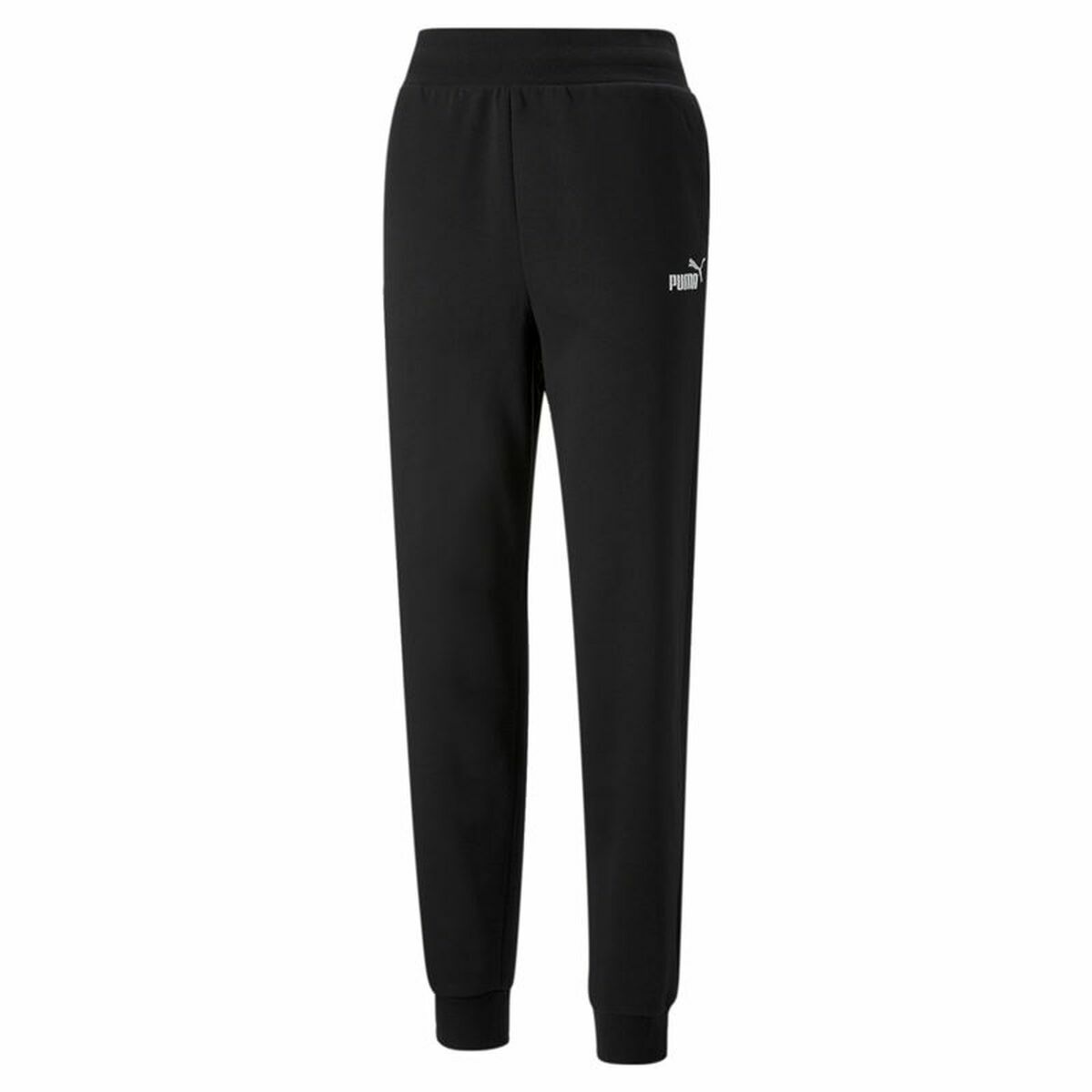 Pantalone di Tuta per Adulti Puma ESS+ Embroidery High-Waist Donna Nero