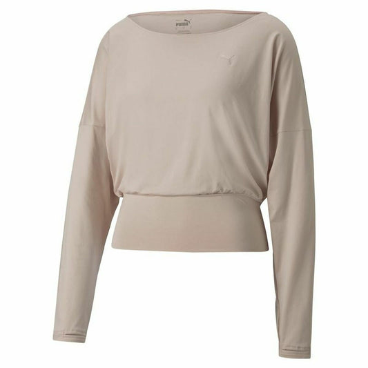 Felpa senza Cappuccio Donna Puma Studio Yogini Lite Salmone