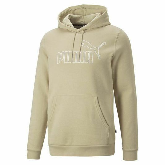 Felpa con Cappuccio Uomo Puma Beige