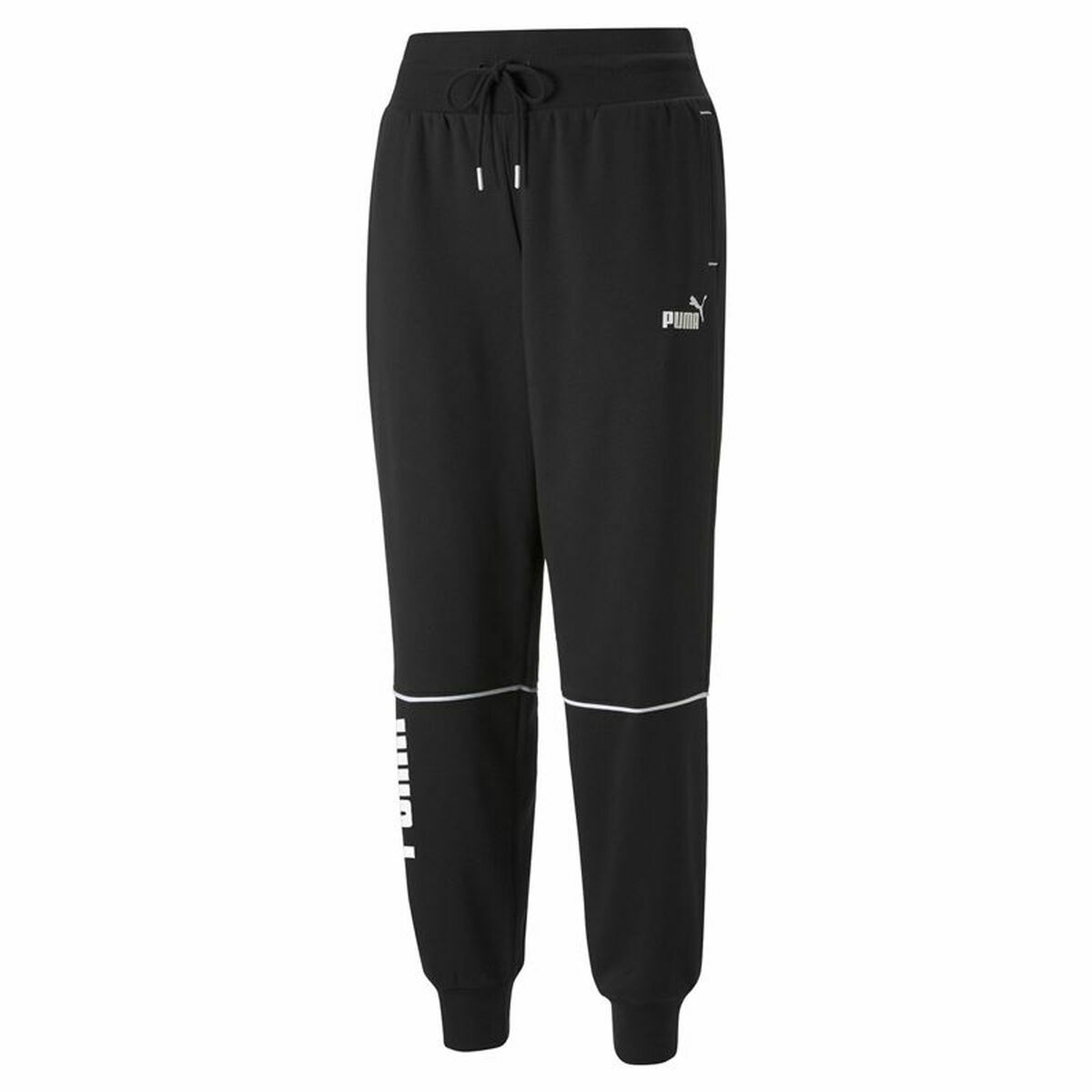 Pantalone di Tuta per Adulti Puma Colorblock  Nero Donna