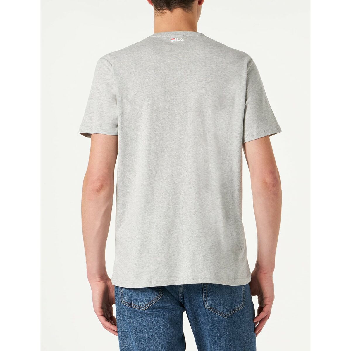 Maglia a Maniche Corte Uomo Fila FAM0447 80000 Grigio