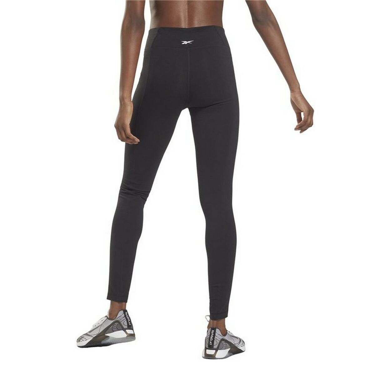 Leggings Sportivo da Donna Reebok  Pping Cotton W  Nero