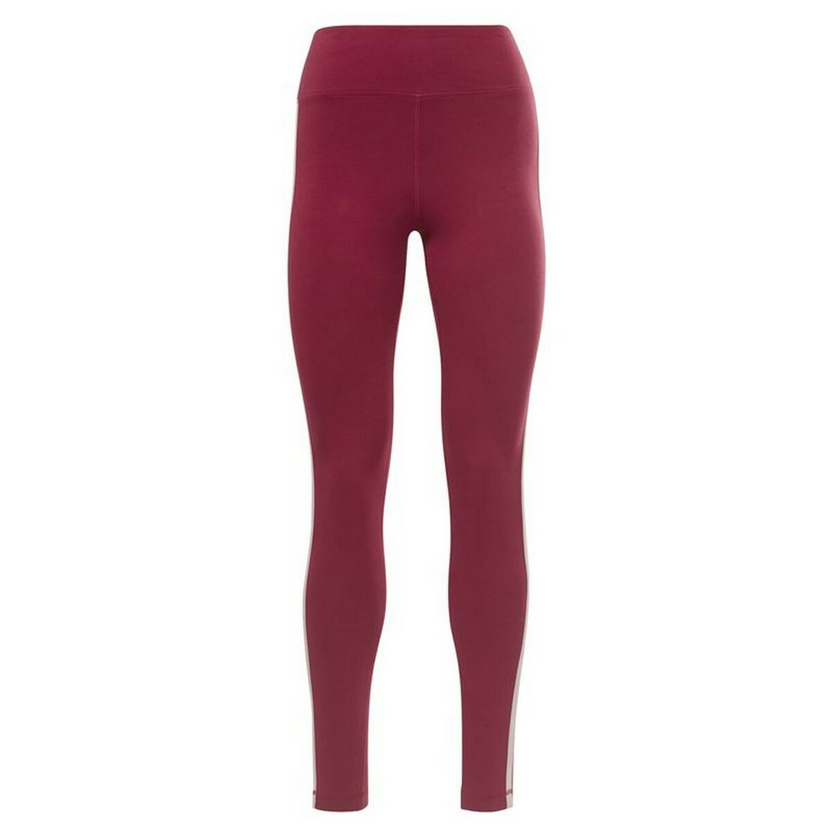 Leggings Sportivo da Donna Reebok  Pping Cotton W Rosso Scuro