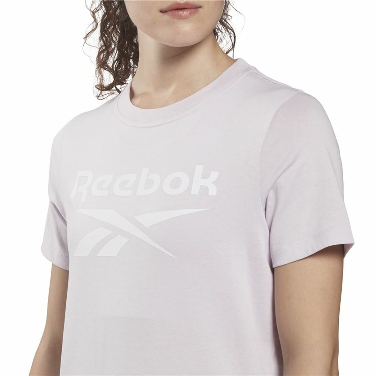 Maglia a Maniche Corte Donna Reebok Identity Rosa chiaro