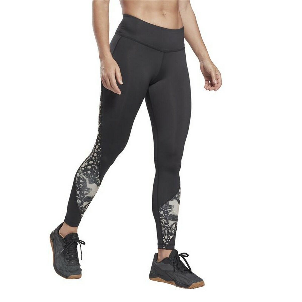 Leggings Sportivo da Donna Reebok Nero