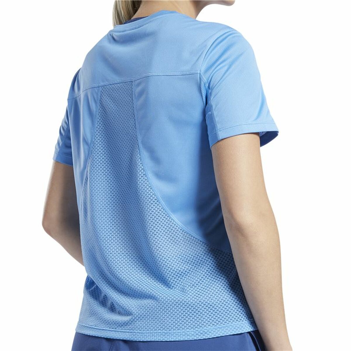 Maglia a Maniche Corte Donna Reebok Speedwick Azzurro Chiaro