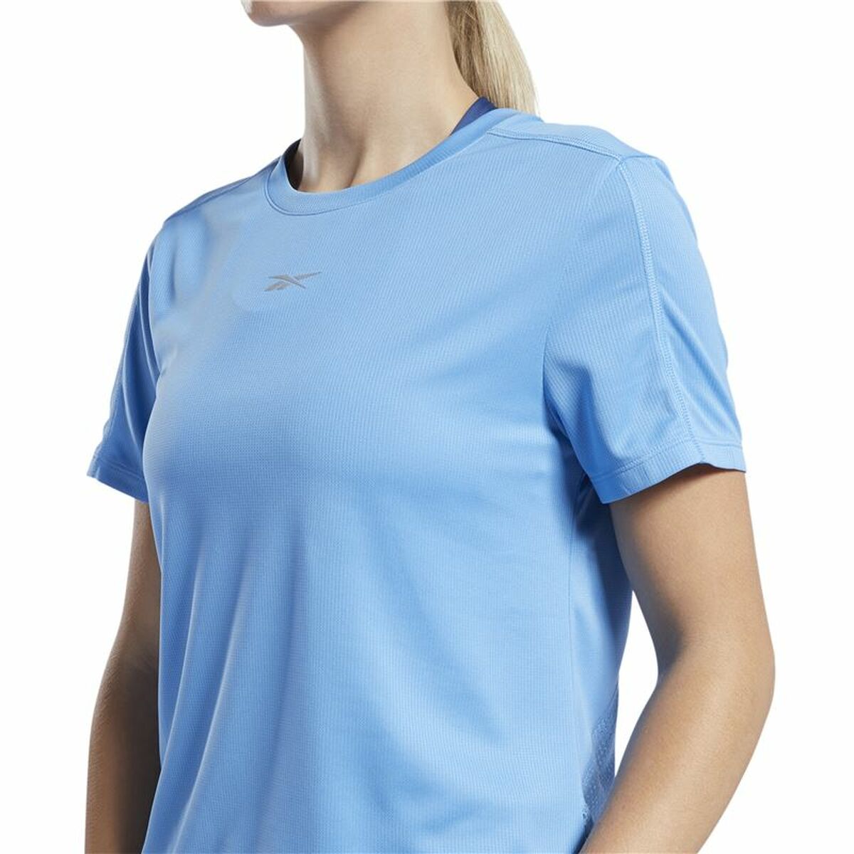 Maglia a Maniche Corte Donna Reebok Speedwick Azzurro Chiaro