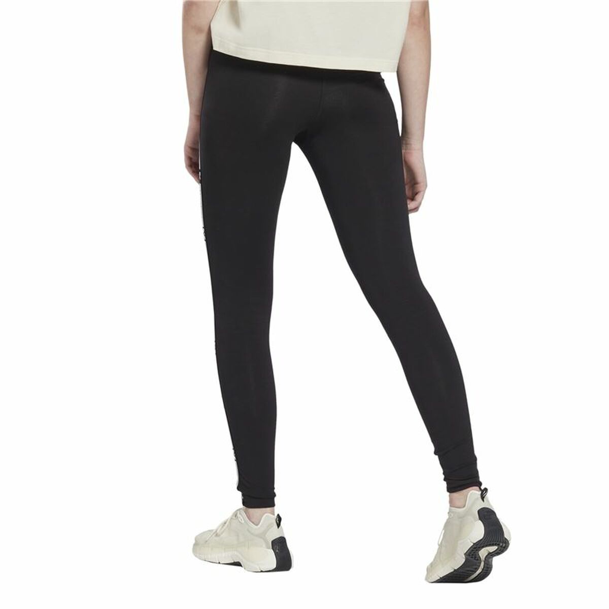 Leggings Sportivo da Donna Reebok TE Tape Nero