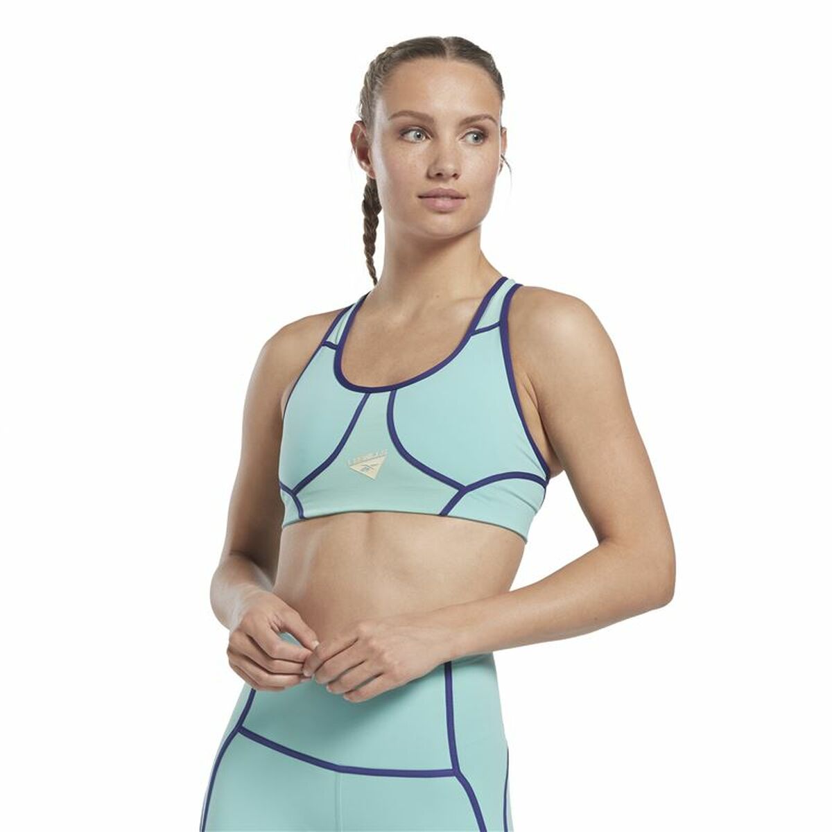 Reggiseno Sportivo Reebok Les Mills Turchese