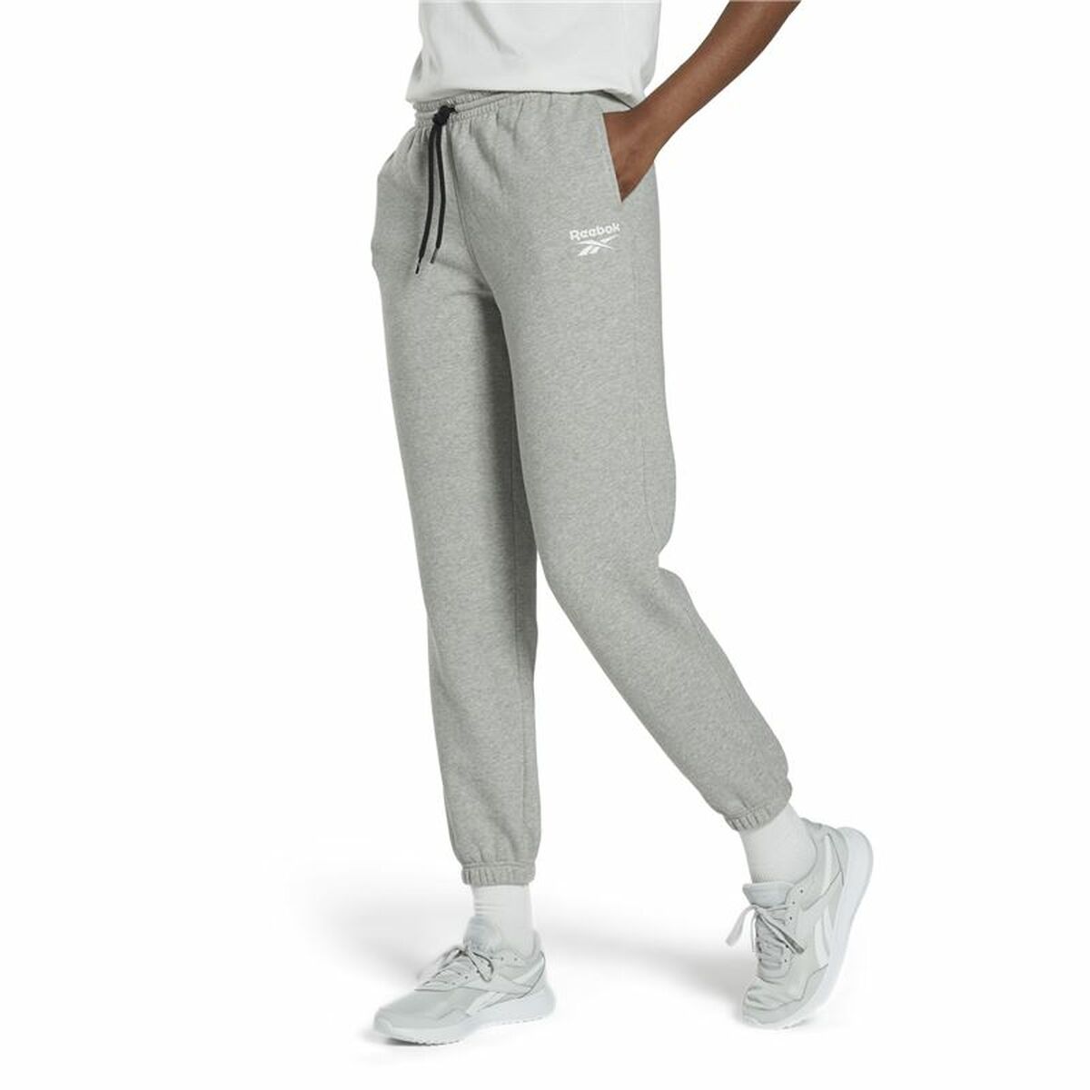 Pantalone Lungo Sportivo Reebok Identity Donna Grigio