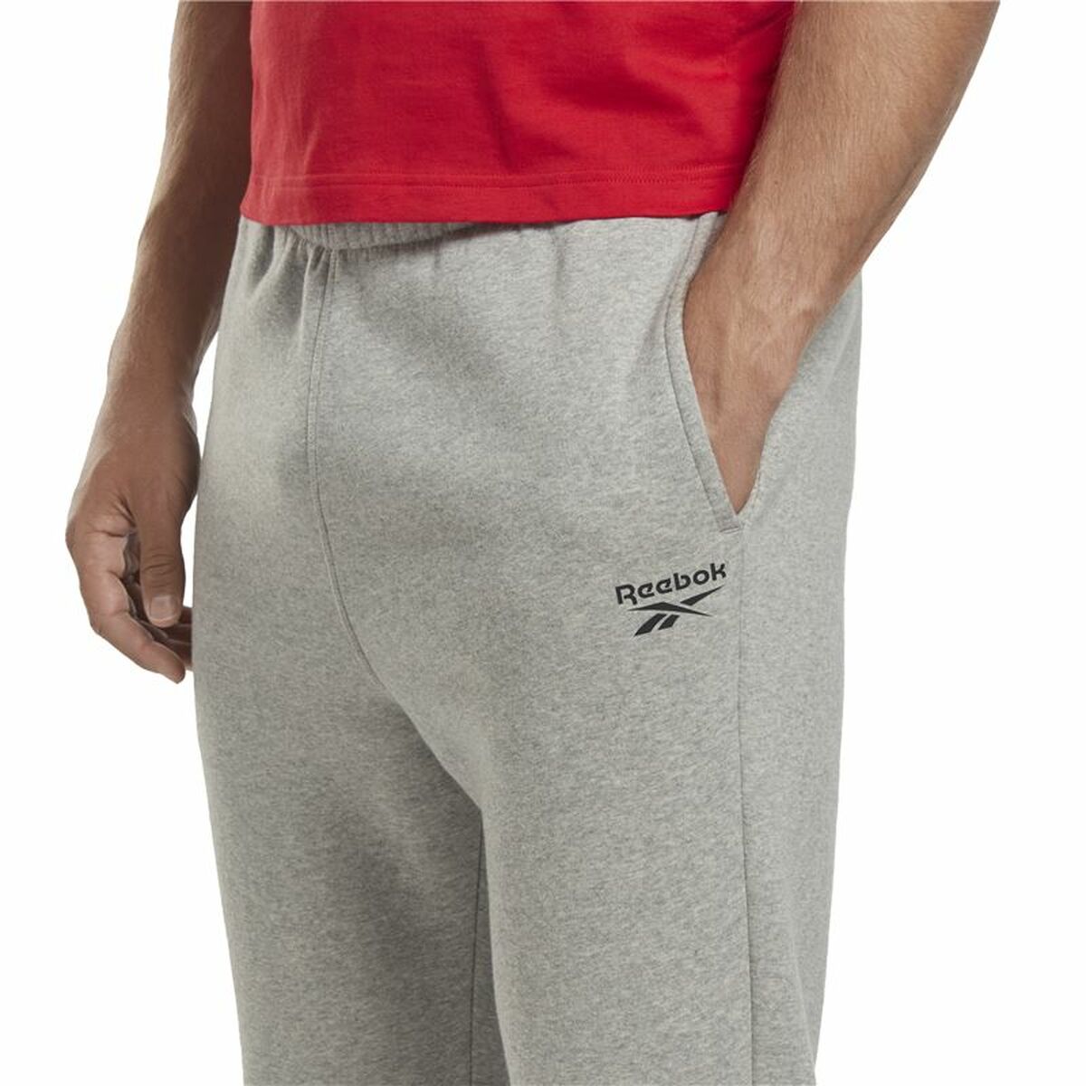 Pantalone di Tuta per Adulti Reebok Identity Grigio Uomo