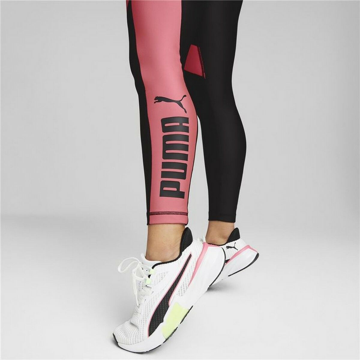 Leggings Sportivo da Donna Puma Nero Rosa