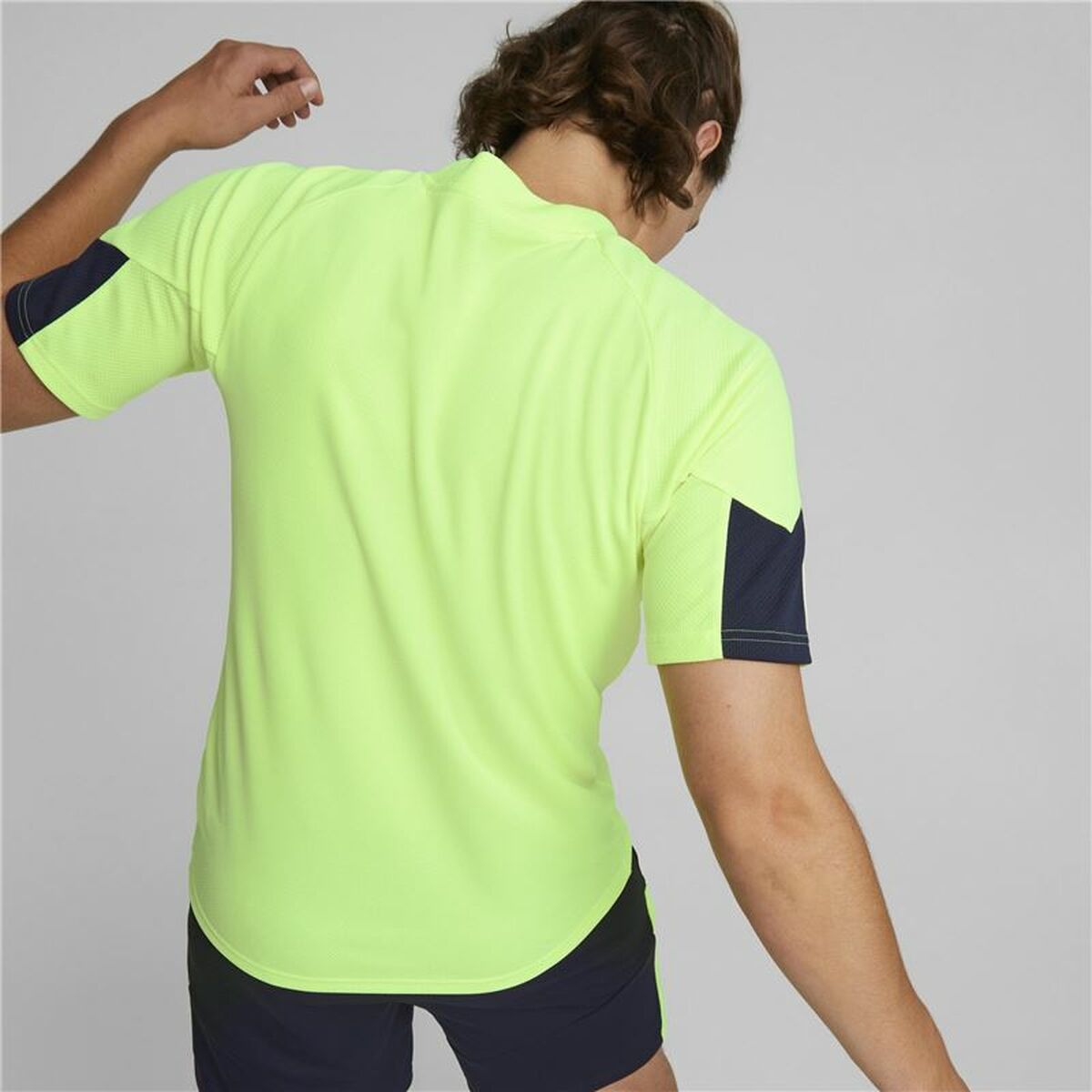 Maglia a Maniche Corte Uomo Puma Individual Final Verde limone Uomo