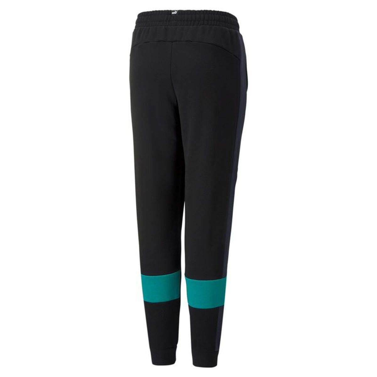 Pantalone di Tuta per Bambini Puma Essentials+ Colorblock Nero Bambini