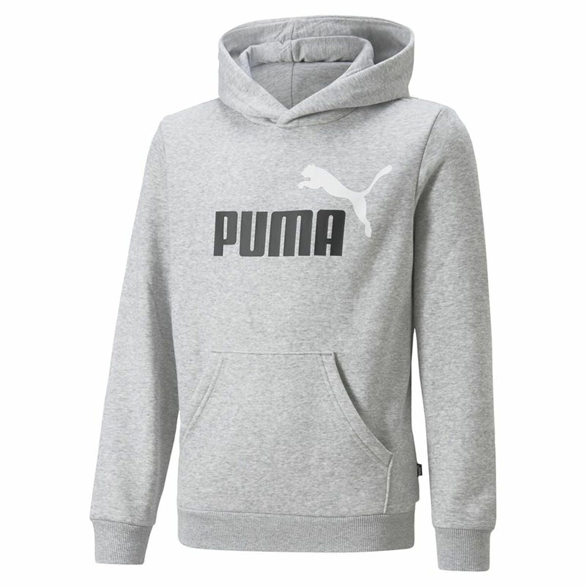 Felpa per Bambini Puma Ess+ 2 Col Big Logo Grigio chiaro