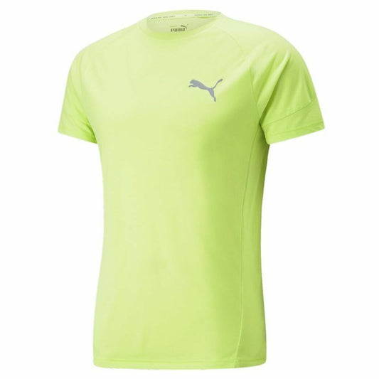 Maglia a Maniche Corte Uomo Puma Evostripe Verde