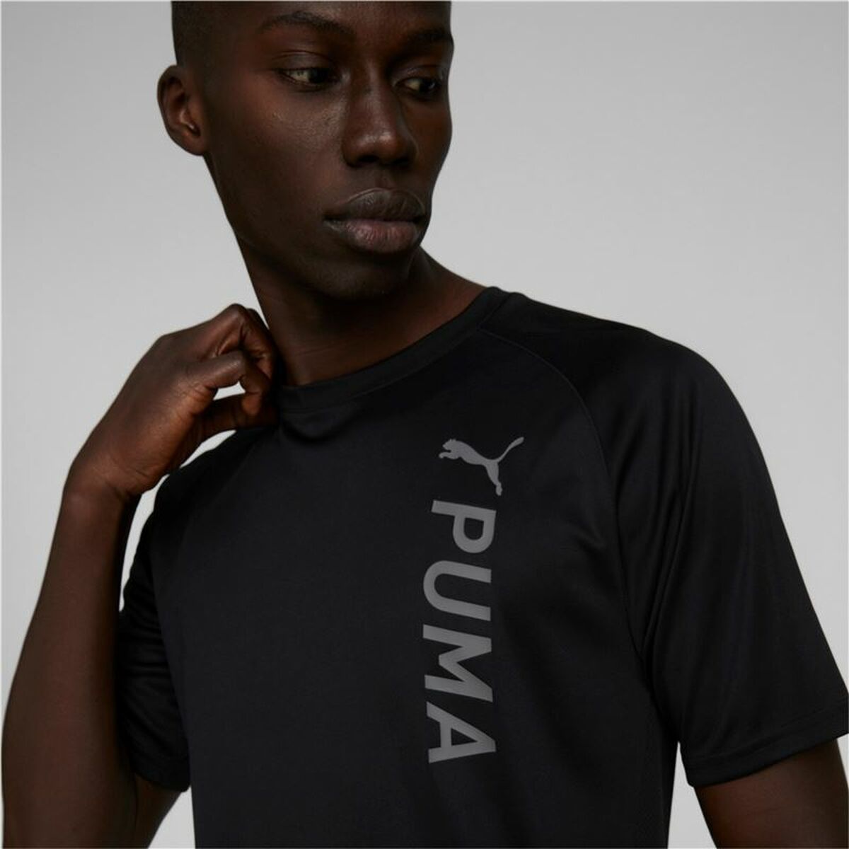 Maglia a Maniche Corte Uomo Puma Fit Nero Uomo