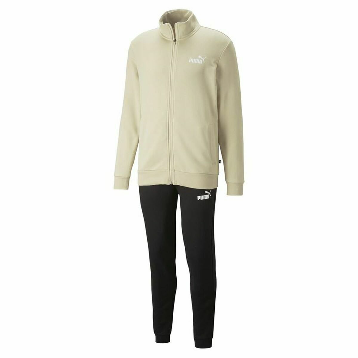 Completo Sportivo per Adulti Puma Clean Sweat Suit Tr Beige