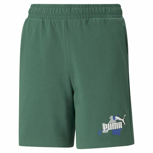 Pantaloncini Sportivi per Bambini Puma Puma Essentials+ Street Art Verde