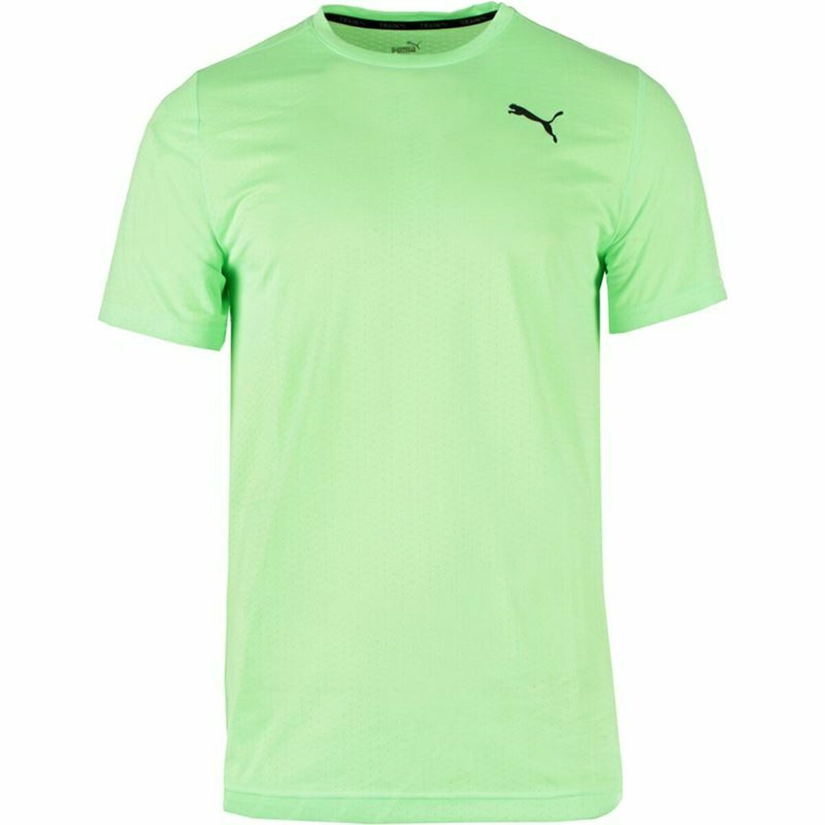 Maglia a Maniche Corte Uomo Puma Train Fav Blaster Fizzy Verde Verde limone