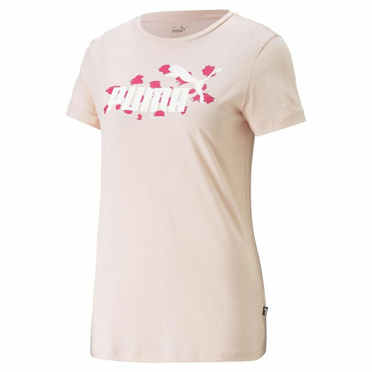 Maglia a Maniche Corte Donna Puma Ess+ Animal  Salmone