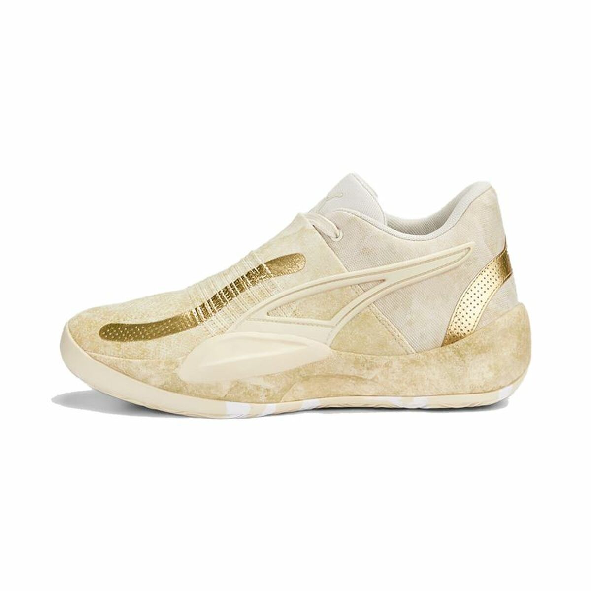 Scarpe da Basket per Adulti Puma Rise NITRO Dorato Beige